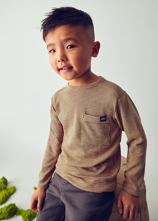 Caramel Knit Tee