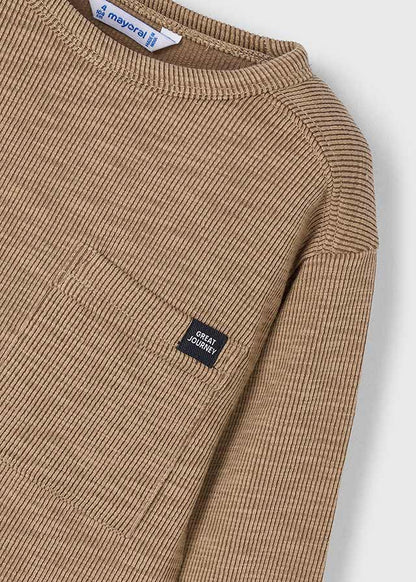 Caramel Knit Tee