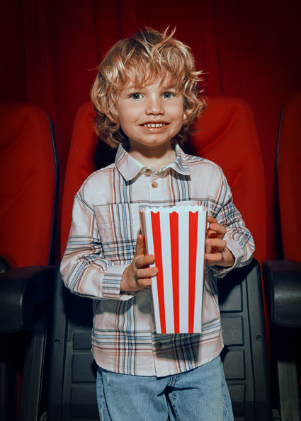 Boy Plaid Shirt - Cereal