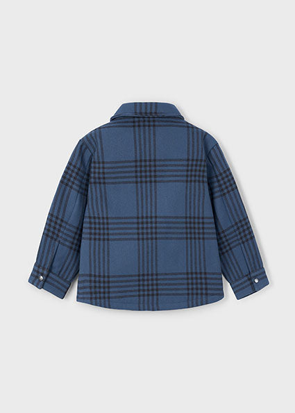 Boy's Plaid Jacket - Steel