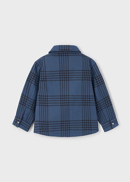 Boy's Plaid Jacket - Steel