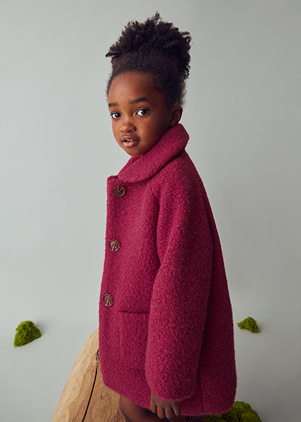 Cherry Teddy Coat