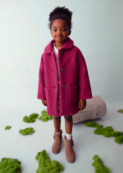 Cherry Teddy Coat