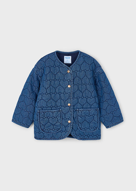 Denim Heart Coat