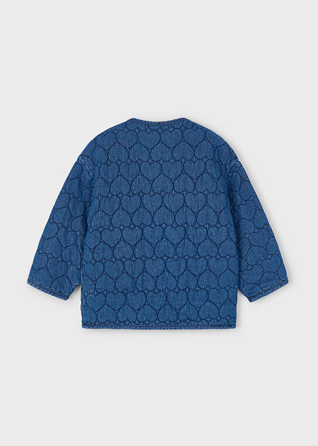 Denim Heart Coat