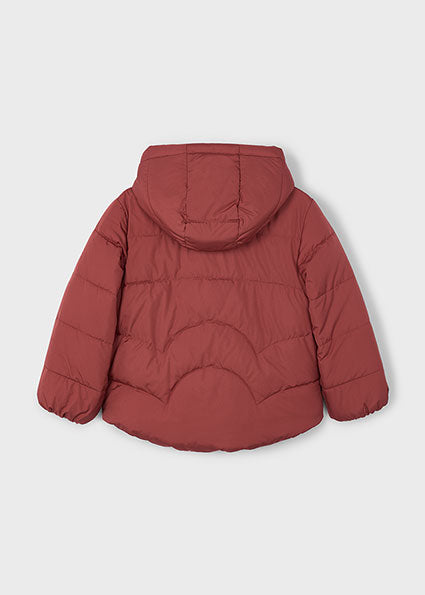 Gingham Reversible Puffer Jacket
