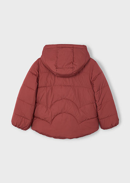 Gingham Reversible Puffer Jacket