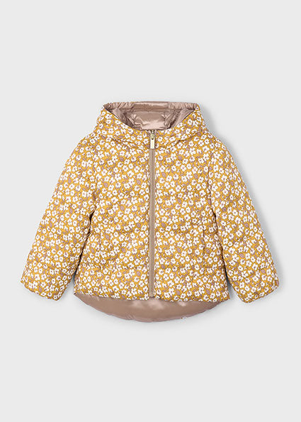 Reversible Floral Puffer Jacket