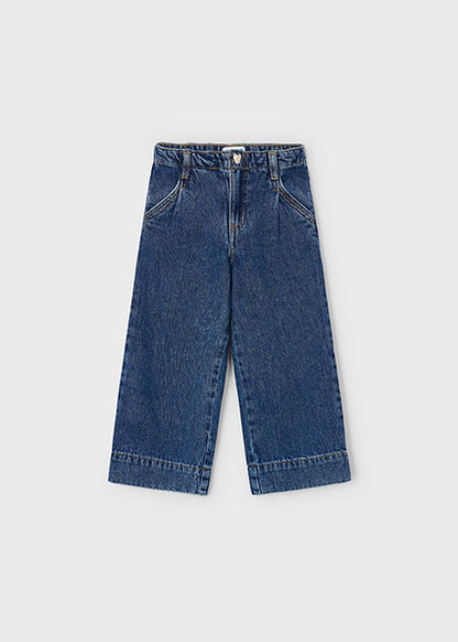 Wide Leg Jeans - Dark Denim