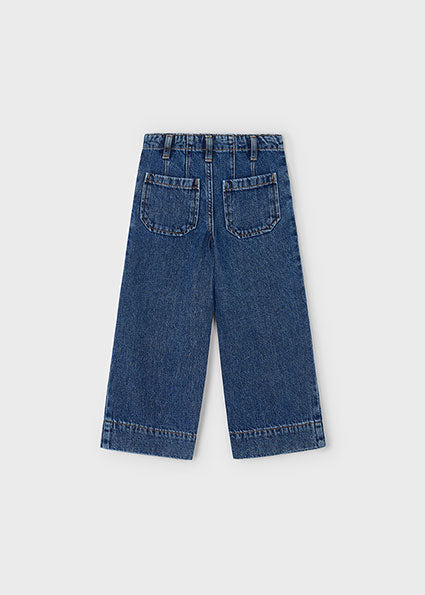 Wide Leg Jeans - Dark Denim