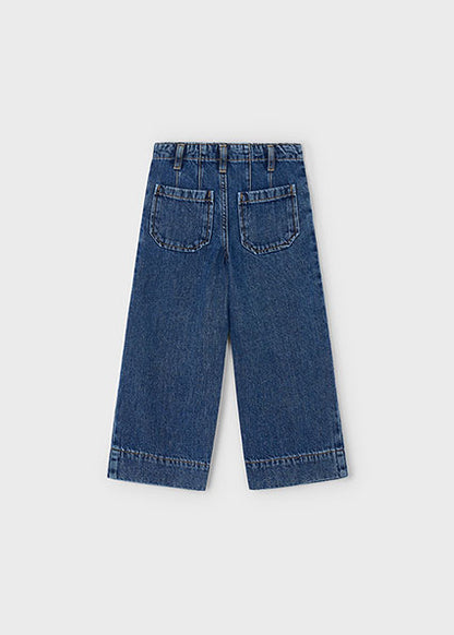 Wide Leg Jeans - Dark Denim