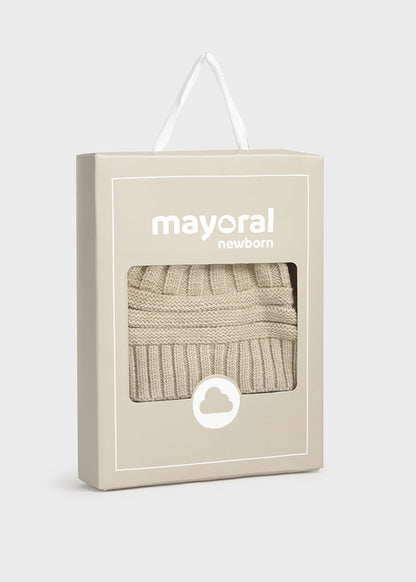 Newborn Hat and Mittens Set - Oat