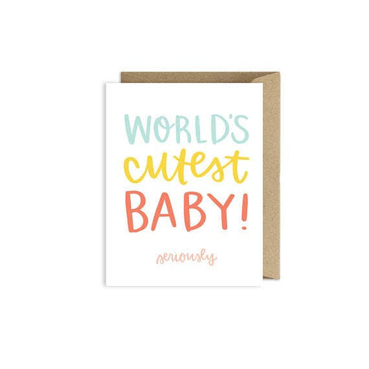 World's Cutest Baby Greeting Card