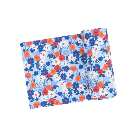 Poppy Days Swaddle Blanket