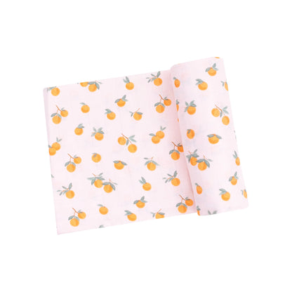 Sweet Clementines Swaddle Blanket