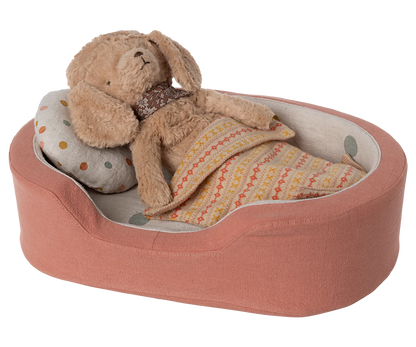 Cosy dog basket, Medium - Coral