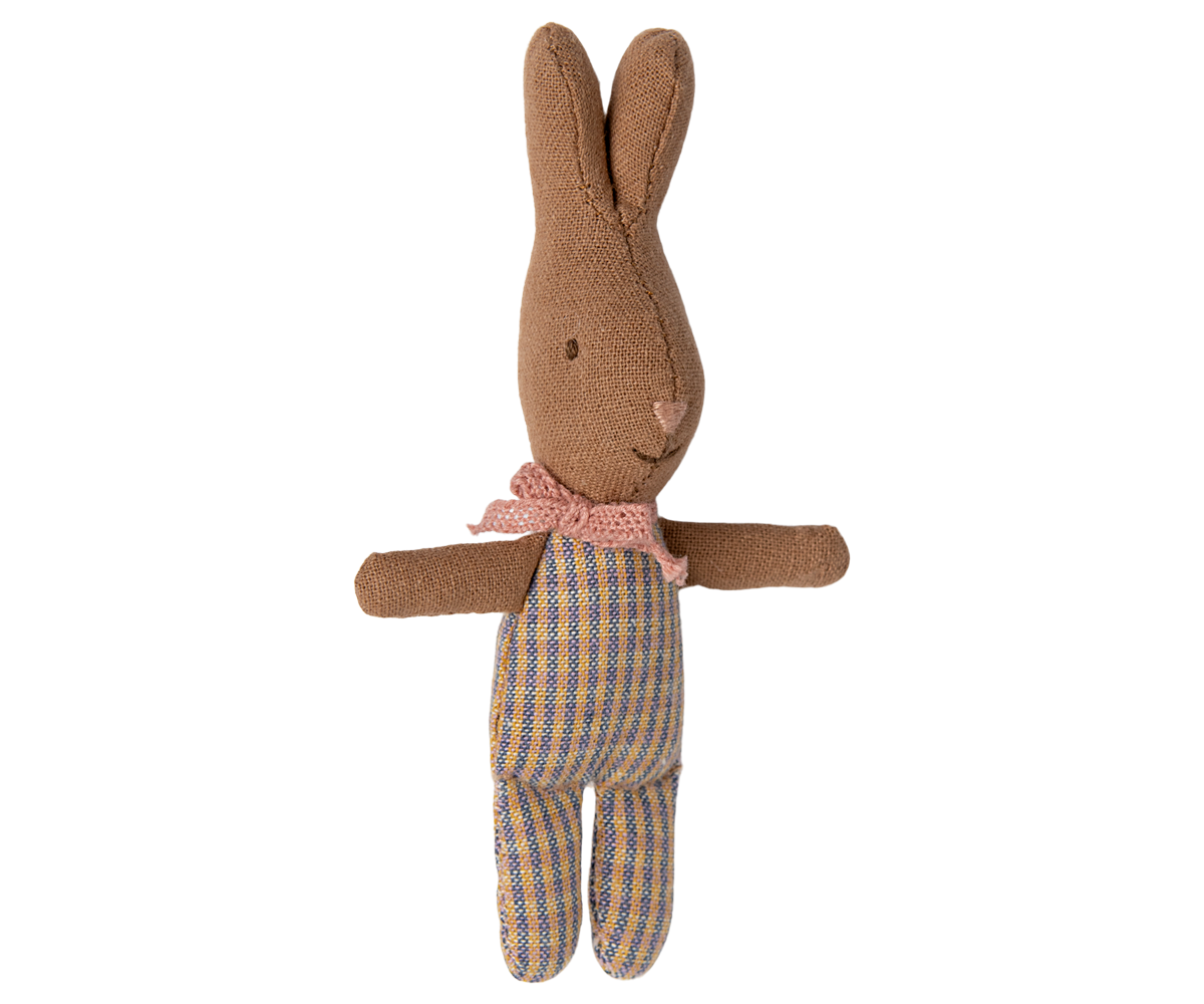 Maileg My Rabbit in rose and blue check