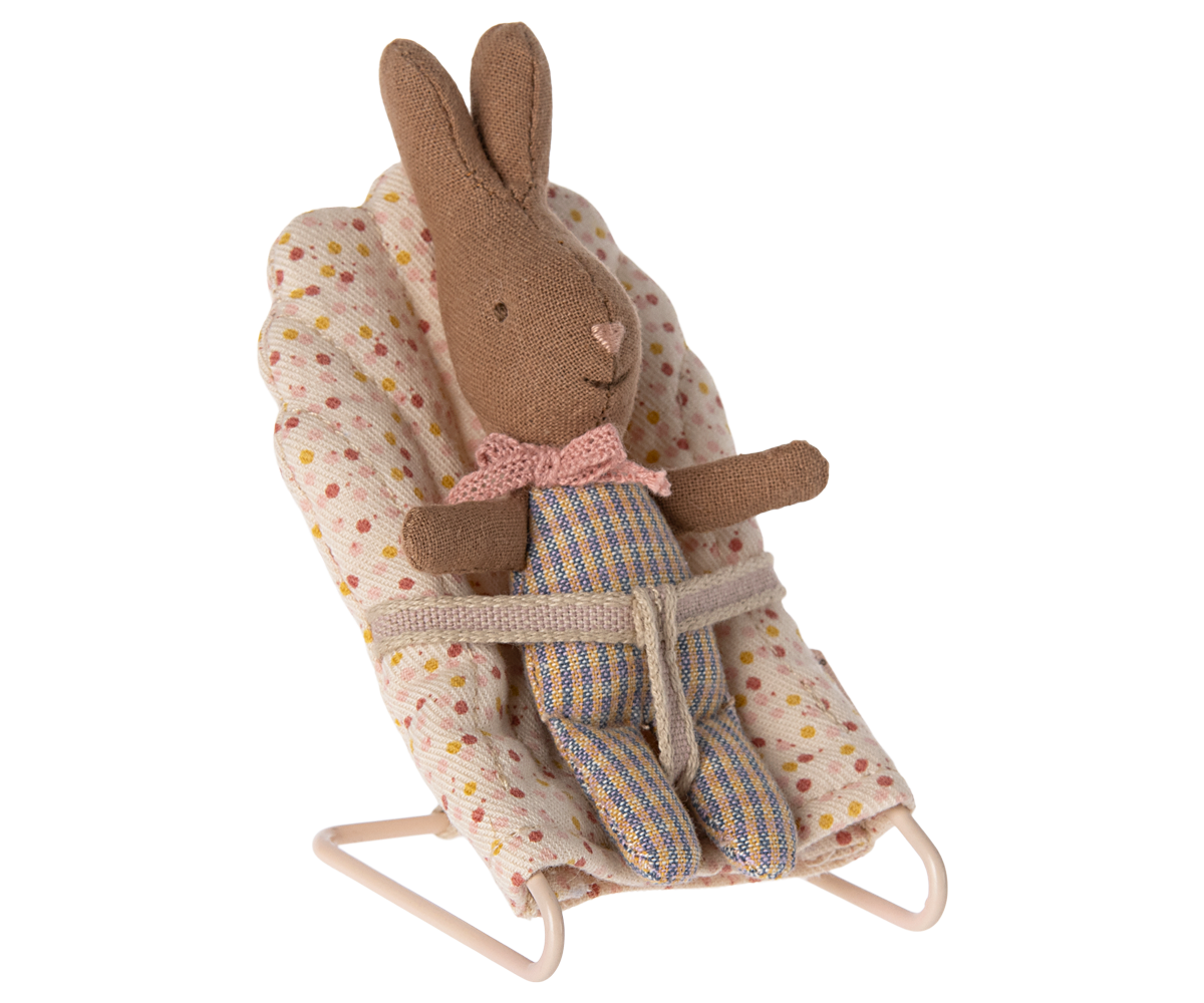 Maileg My Rabbit rose blue check - view 2
