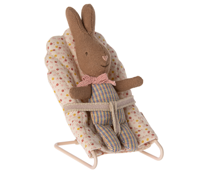 Maileg My Rabbit rose blue check - view 2
