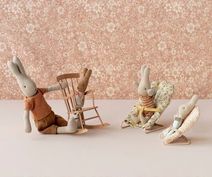 Maileg My Rabbit rose blue check - view 3
