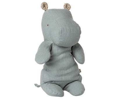 Safari friends, Hippo, Medium - Blue grey