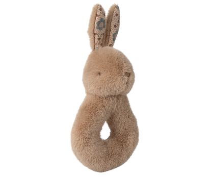 PREORDER - Rabbit rattle set - Cream peach