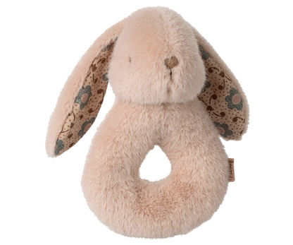 PREORDER - Bunny rattle set - Powder