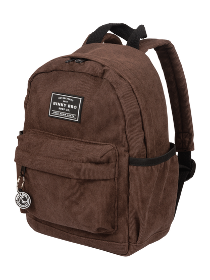 Mocha Cord Toddler Backpack