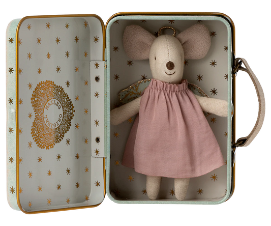 Angel mouse in suitcase, Little sister