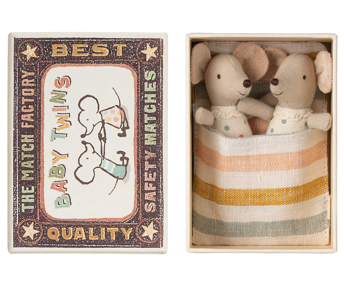 Twins, Baby mice in matchbox