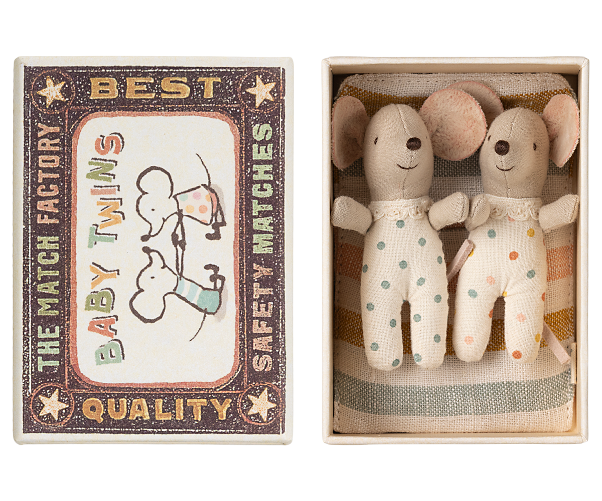 Twins, Baby mice in matchbox