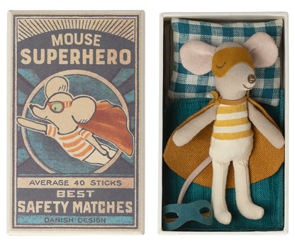 Super Hero, Little Brother Mouse in Matchbox