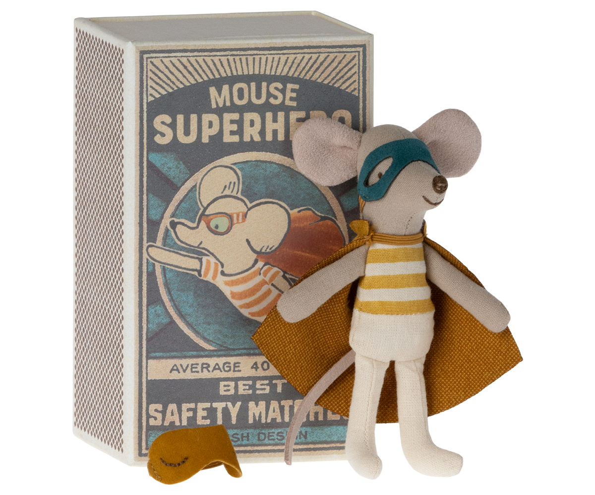 Super Hero, Little Brother Mouse in Matchbox