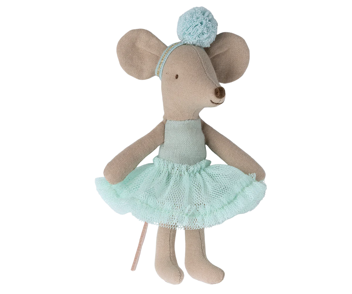 Ballerina Mouse, Little Sister - Light Mint