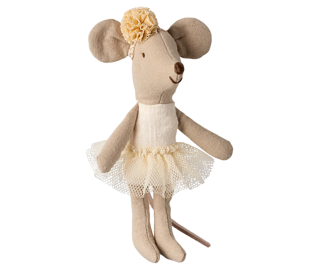 Ballerina Mouse, Little Sister -  Off White