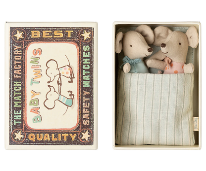 PREORDER - Twins, Baby mice in matchbox