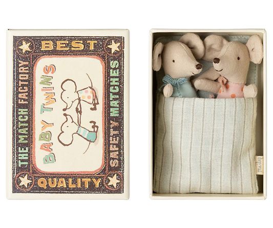 PREORDER - Twins, Baby mice in matchbox