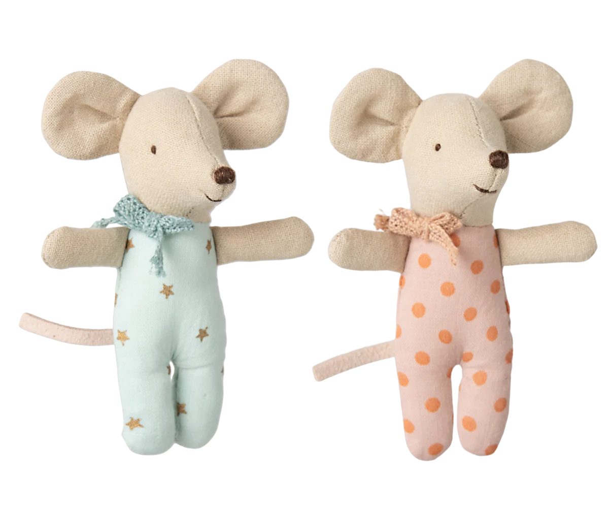 PREORDER - Twins, Baby mice in matchbox