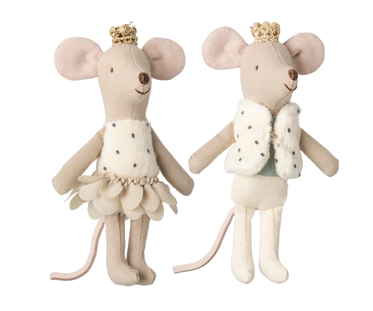 PREORDER - Royal twin mice, Little sister and brother in matchbox