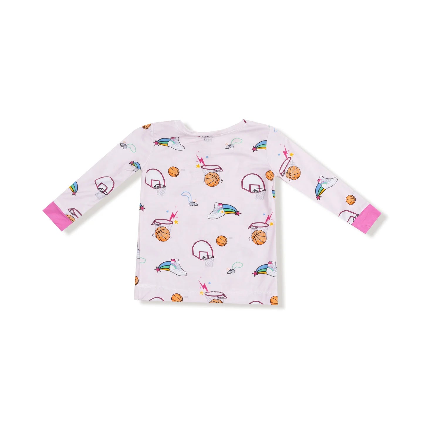Basketball Pink Long Sleeve Loungewear Set