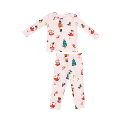 Sugar Plum Fairy Christmas Cookie Pink - Loungewear Set