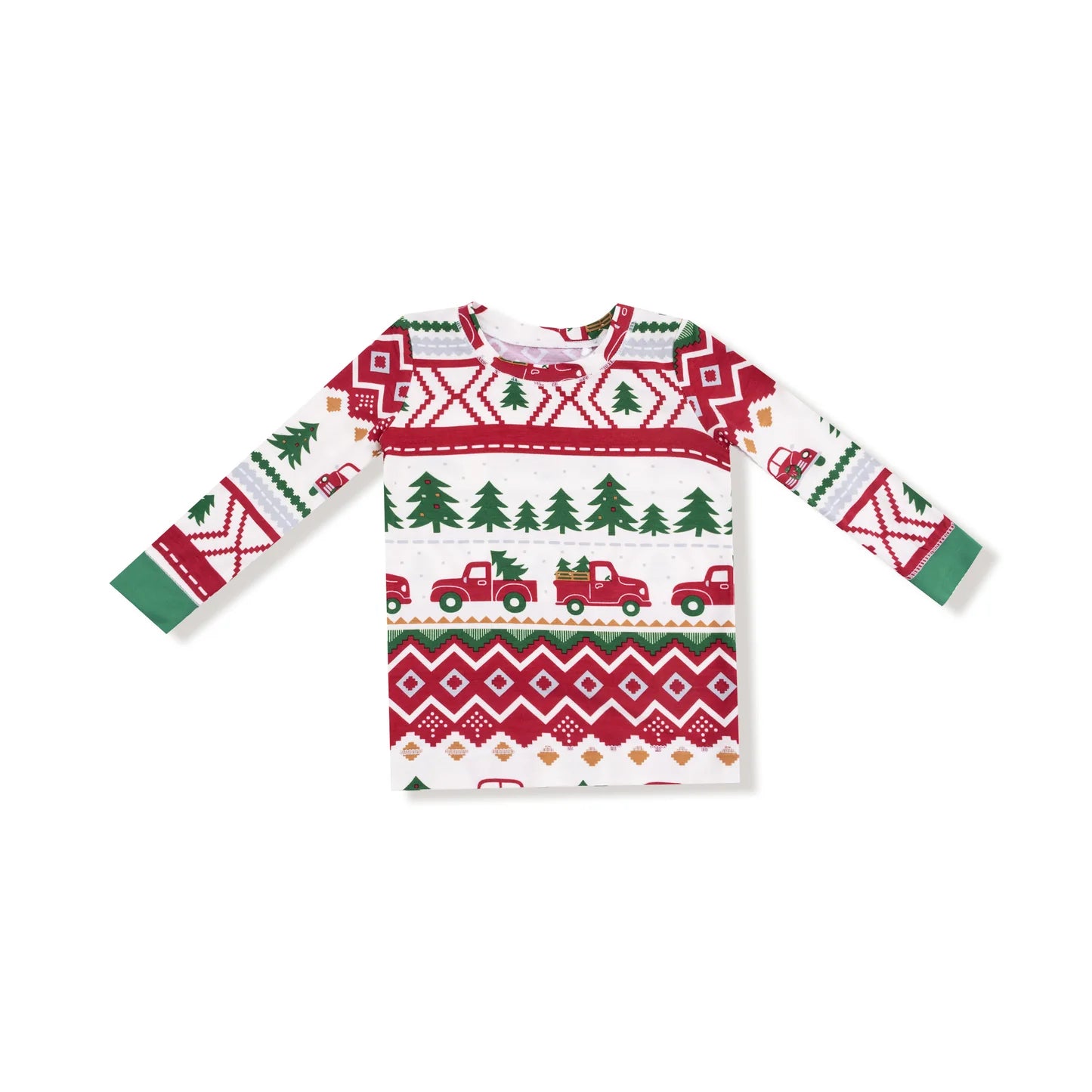 Red Truck Fair Isle Loungewear Set