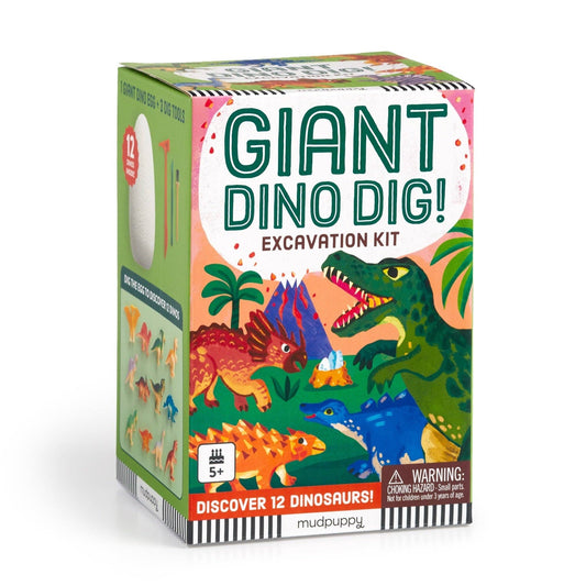 Giant Dino Dig excavation kit box from Chronicle Books