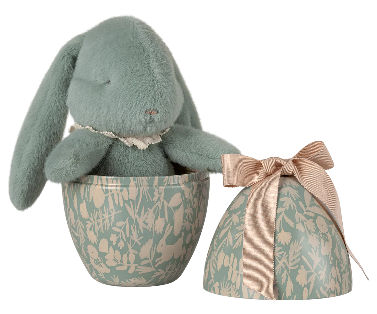 PREORDER - Easter egg with bunny - Mint