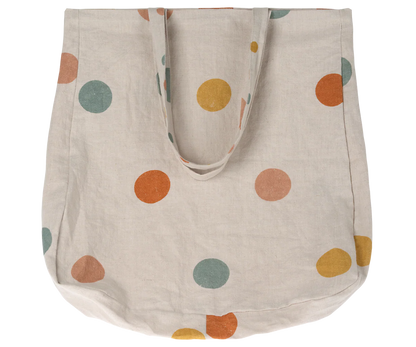 Maileg Tote bag, Multi dots - Large