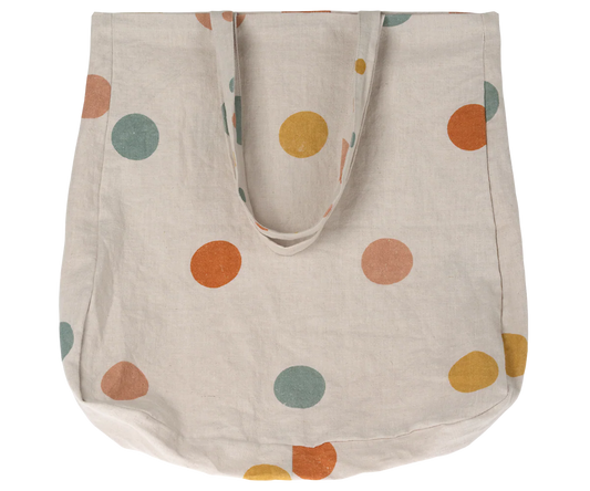 Maileg Tote bag, Multi dots - Large