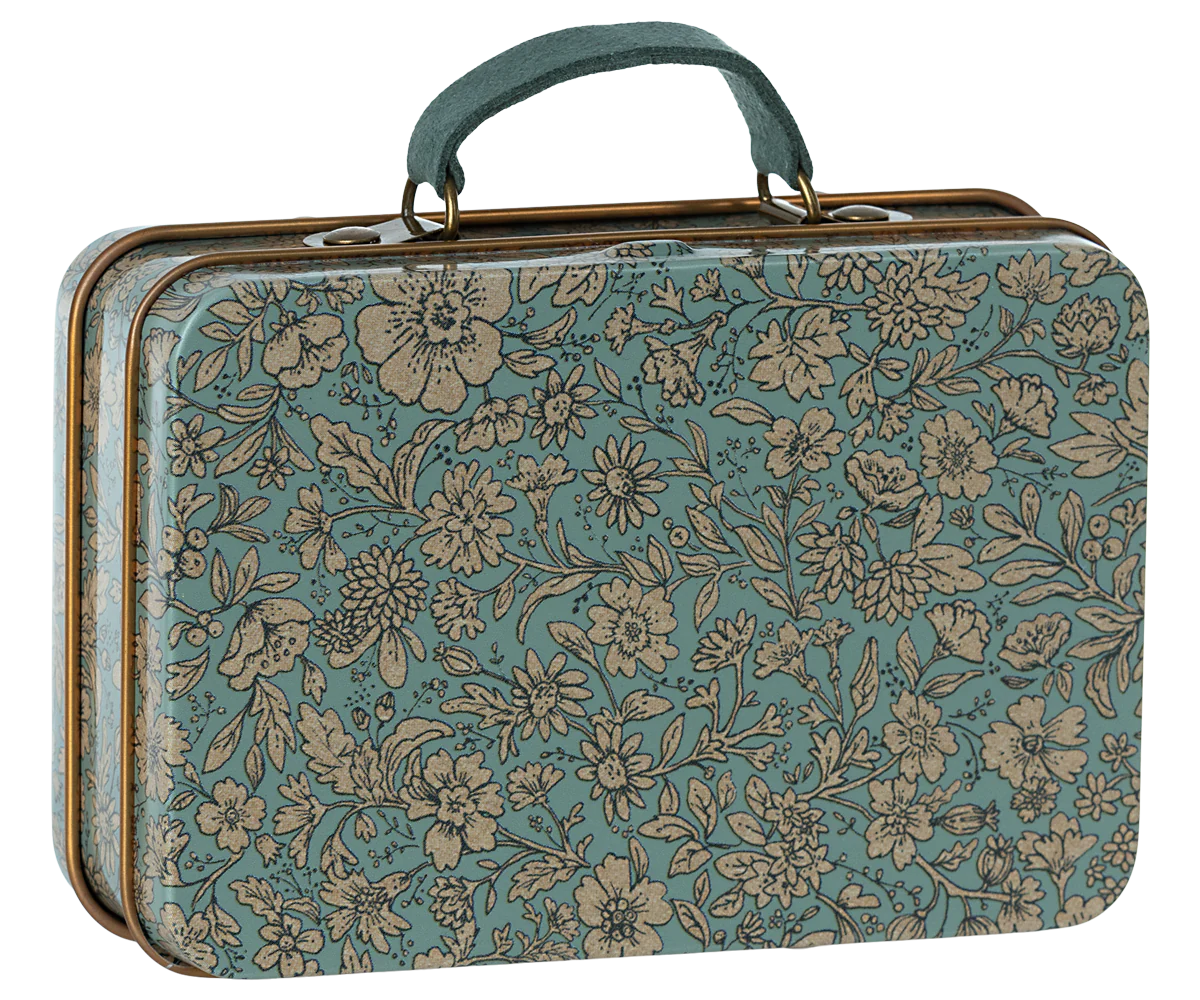 Maileg Suitcase Small in Blossom Blue