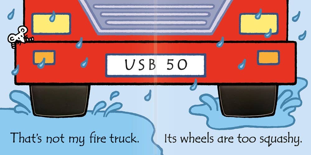That's Not My Fire Truck.: An Interactive, Sensory Touchy-Feely Book Featuring Vehicles with Tactile Patches for Babies and Toddlers