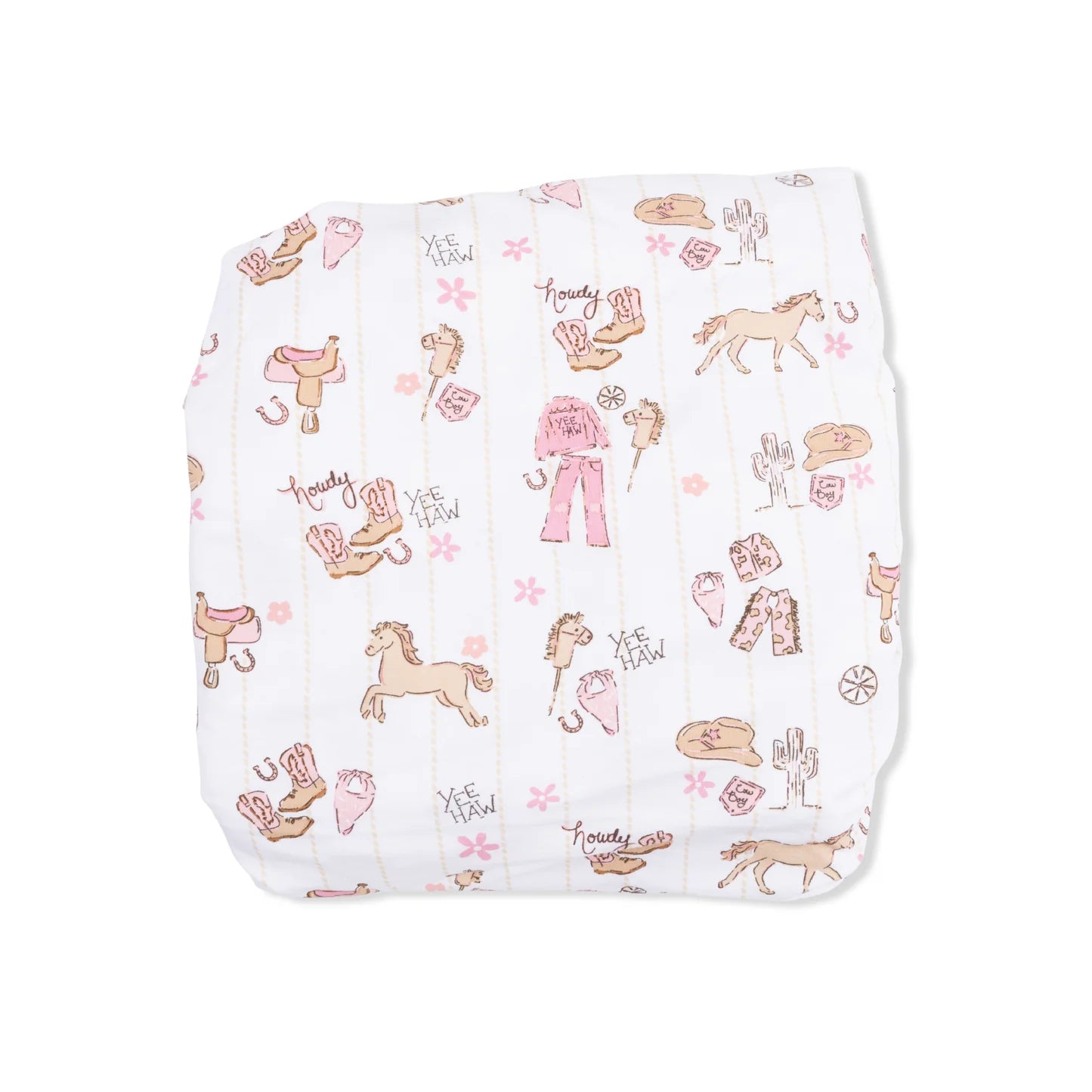 Cowgirl Nursery Crib Sheet
