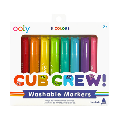 Cub Crew Washable Markers - Set of 8